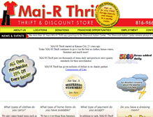 Tablet Screenshot of maj-rthrift.com